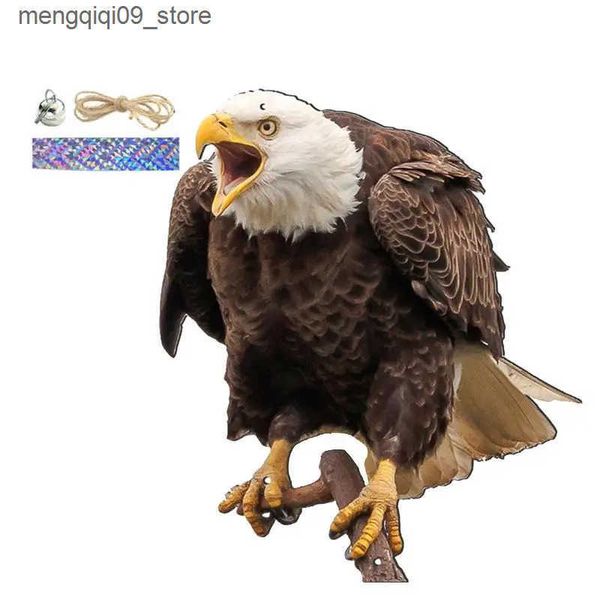 Garden Decorations Expel Birds Pendant Owl Scarecrow Pendant Garden Protector Garden Protector Pendant Waterproof With Bell Fake Bird Scarec