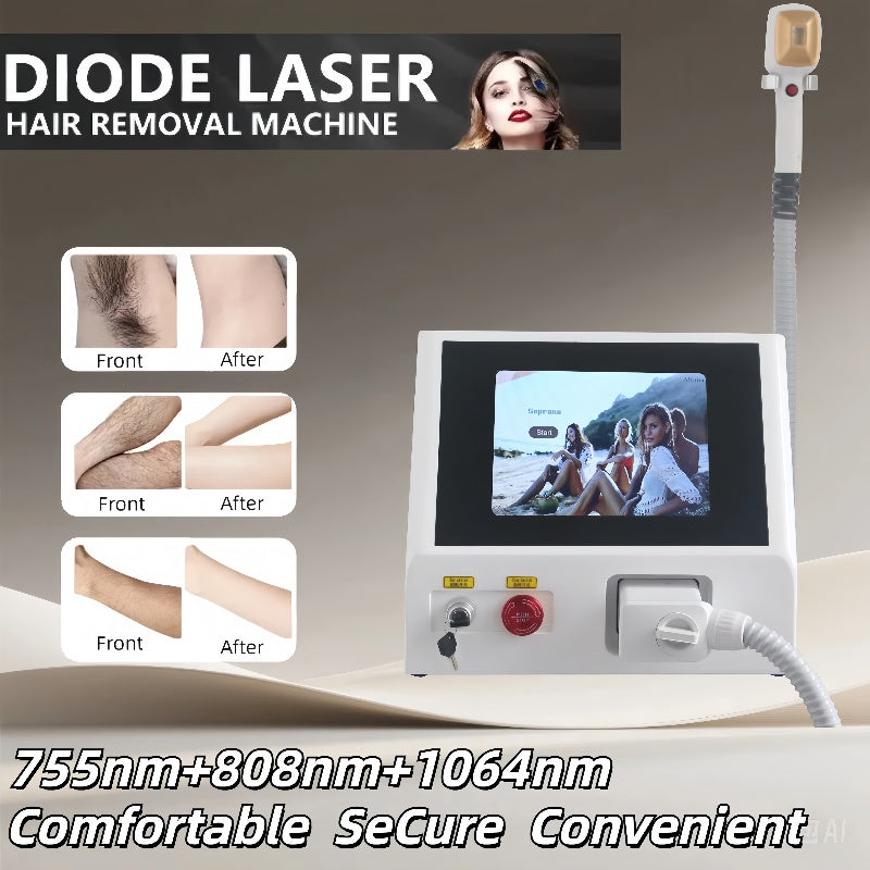 2025 Latest CE Certification 3500W 3 wavelength Ice Platinum Hair Removal Device 755nm 808nm 1064nm Diode Laser Salon
