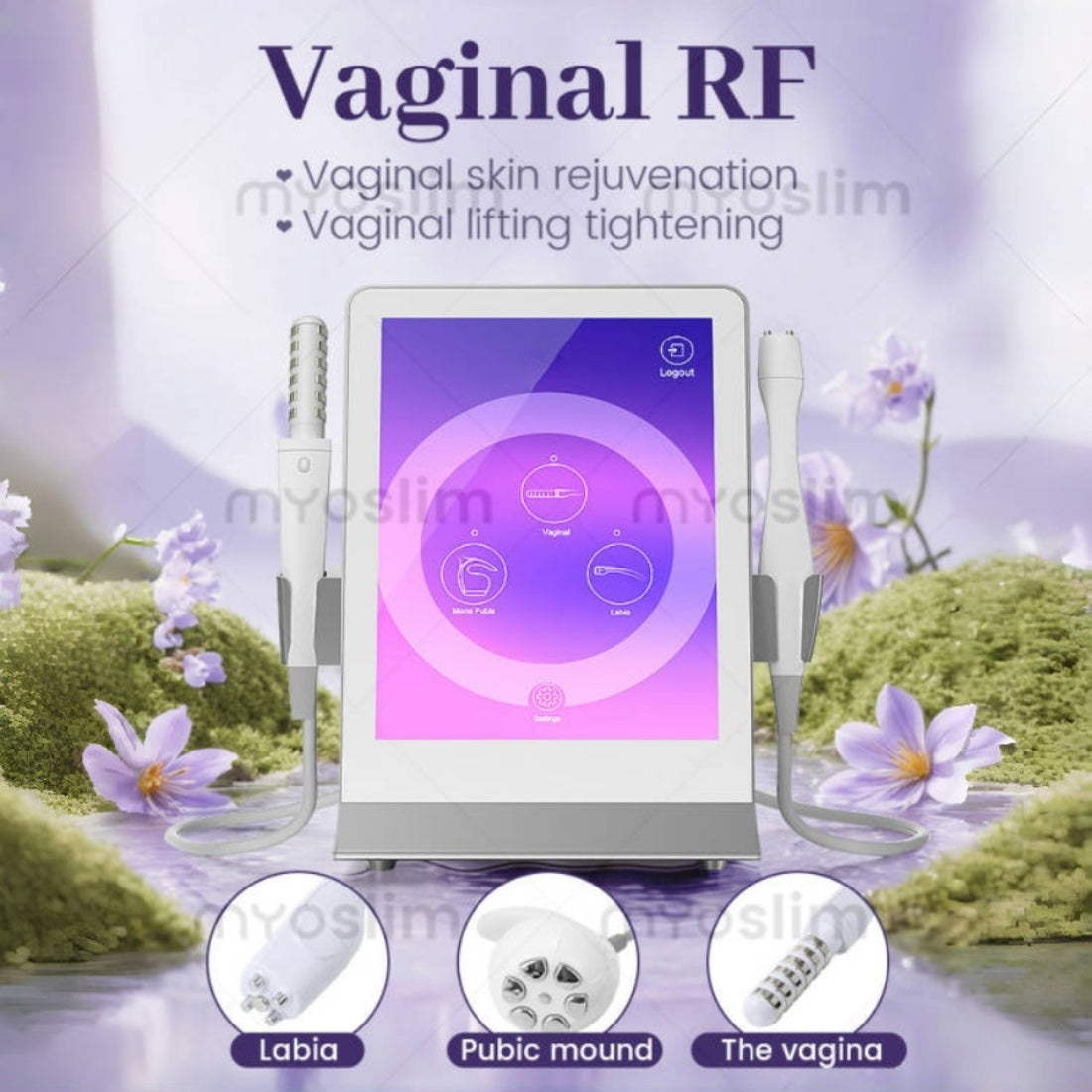 Portable Venus RF Vaginal Tightening Machine Professional Postpartum Repair Massage Relief Irritation Vaginal Care Device