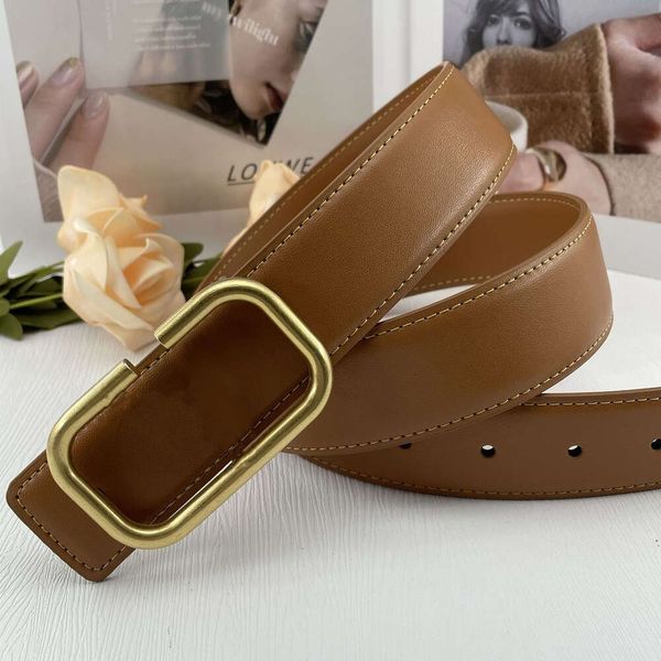 Classic Fashion Adjustable Men&#039;s Leather Needle Buckle Belt Youth Business Trend Geometric Pants Belt