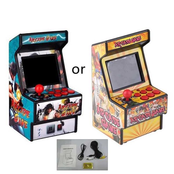 2.8 Screen 16 Bit Mini Arcade Game Machine Built in 156 Classic Handheld Games with Rechargeable Battery Y240808