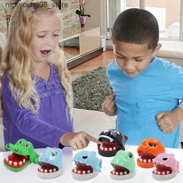 Hammering Pounding Toys Dinosaur Finger Biting Toy Crocodile Teeth Biting Finger Game For Children Prank Stuff Funny Gadgets Kids Prank Stuf