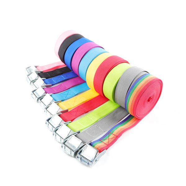 Tie Down Strap Lashing Strap Cargo Padded Cam Lock Buckle Lashing Straps Strapping Tape 5m for Motorcycles Lawn Equipment Moving Appliances