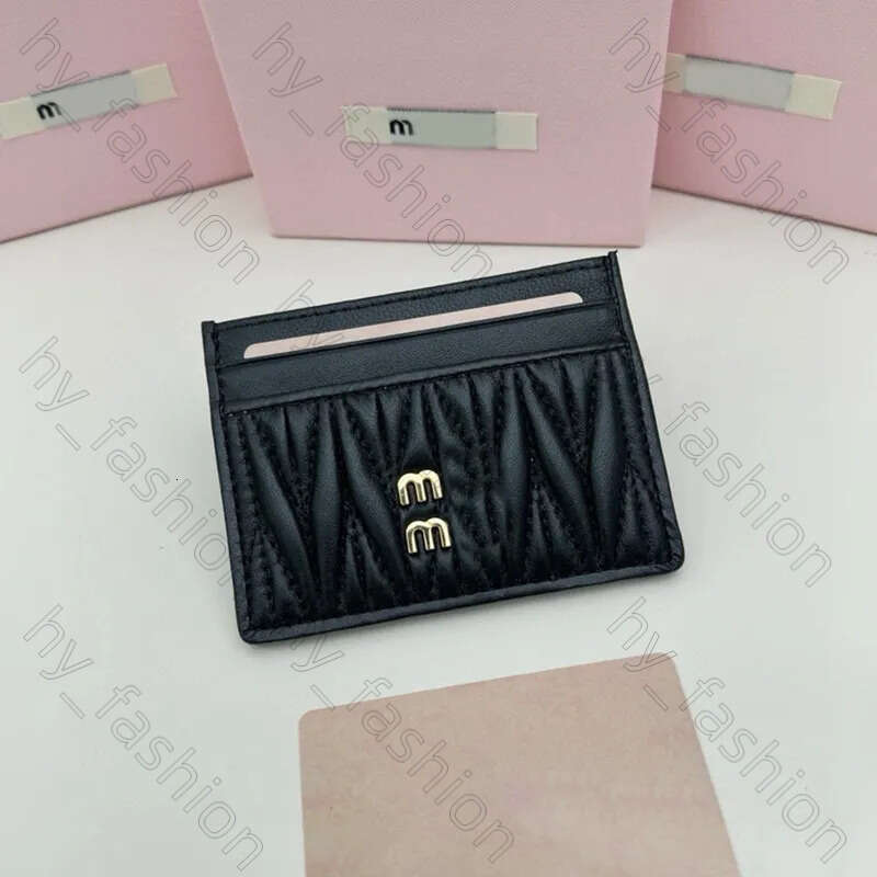 Designer Card Holders Women Mini Wallet Fashion Genuine Soft Sheep Leather Coin Pocket Ladies Purse New Credit Cards Holder women bags f96