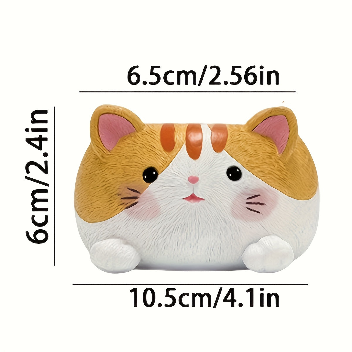 TEMU 1pc Of Creative Cute Cat Flower Pot Decoration, Adorable Cat Planter For Succulent Plants, Suitable For Garden, Home, Office Desktop Ornament.