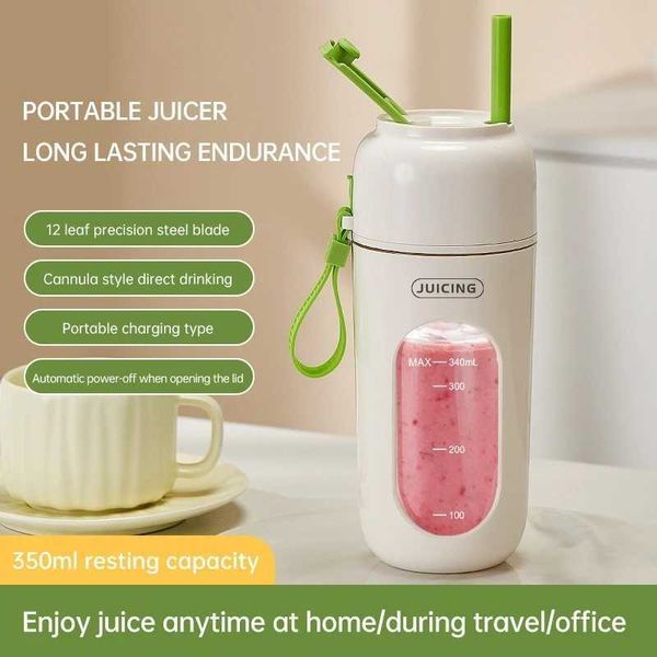 New portable wireless charging juice cup for student households suitable for multifunctional juice machines W241025