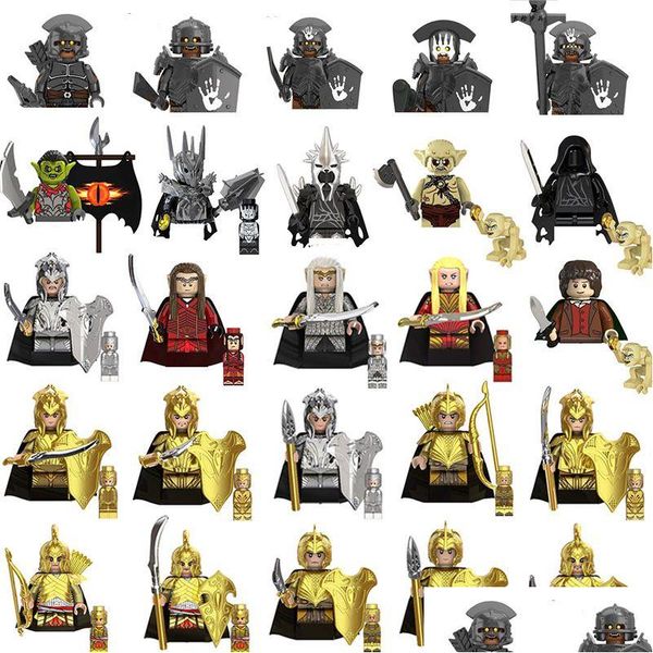 Bloc Lord Of The Rings Toy Ees Orcs Army Mini Action Figures Buidg Bric Toys Gift Drop Delivery Gifts Model Building Otuiv