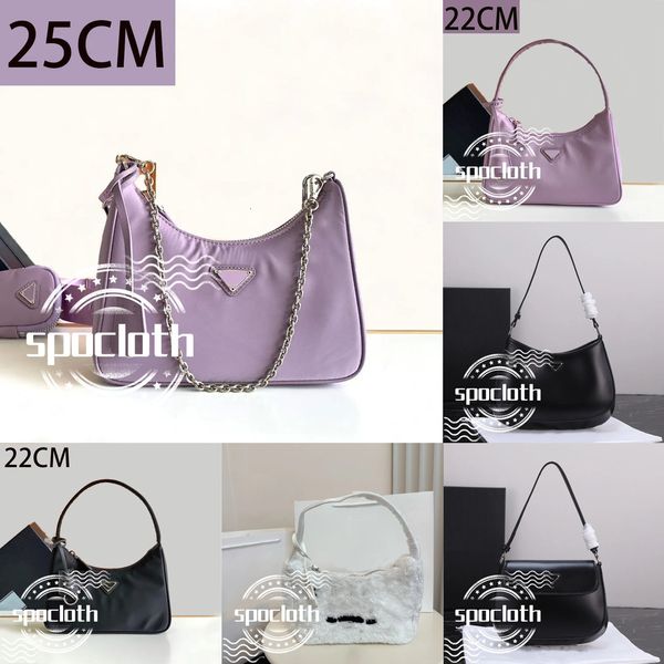 Designer underarm triangle shiny handbag lady shoulder armpit bags pochette satchel women crossbody bag luxury