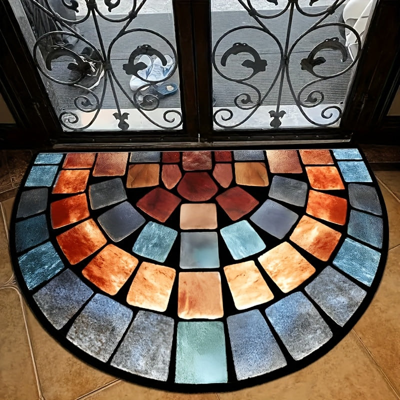 TEMU Non-slip Door Mat - Thick Soft Entrance Mat With Non-slip Backing, Machine Washable Floor Mat For Front Door, Bathroom, Kitchen, Patio -