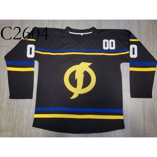 C26 Hockey jerseys Physical photos STATIC SHOCK 00 Men Youth Women High School Size S-6XL or any name and number jersey