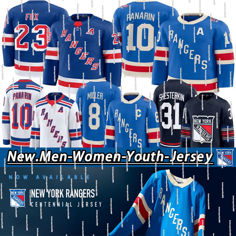 #93 Mika ZiibanejadA Artemi Panarin ny Ranger Jersey Adam Fox Igor Shesterkin Chris Kreider Vincent Trocheck Alexis Lafreniere Hockey Jerseys 25 26