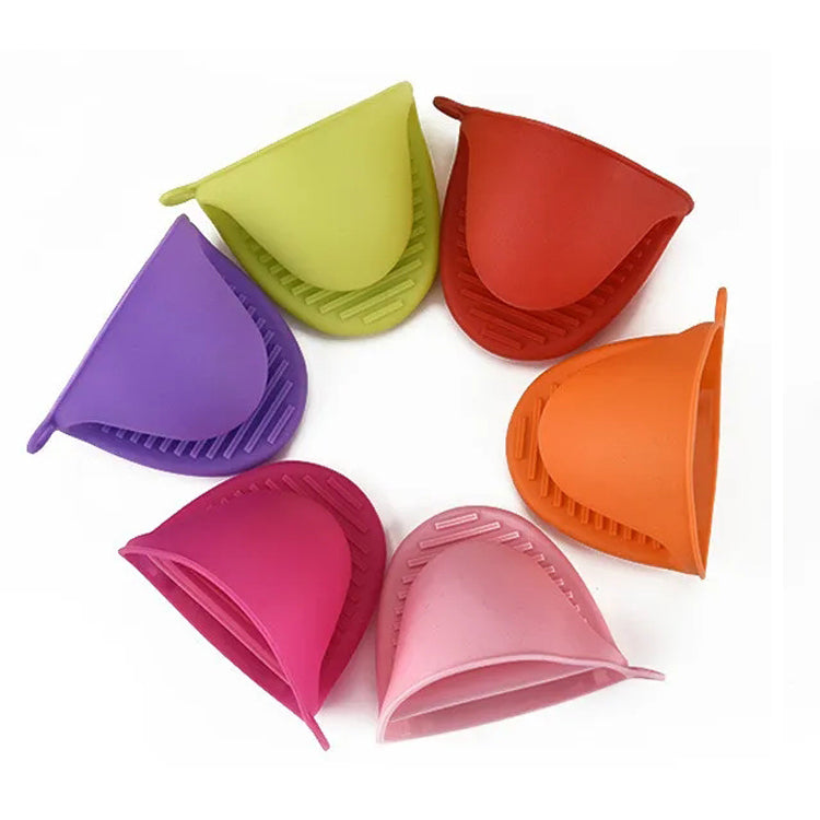 Mini Oven Mitt Kitchen Small Silicone Pot Holder Non-Slip kitchen microwave heat assistance cooking pinch grip protector Glove 1 PCS 122249