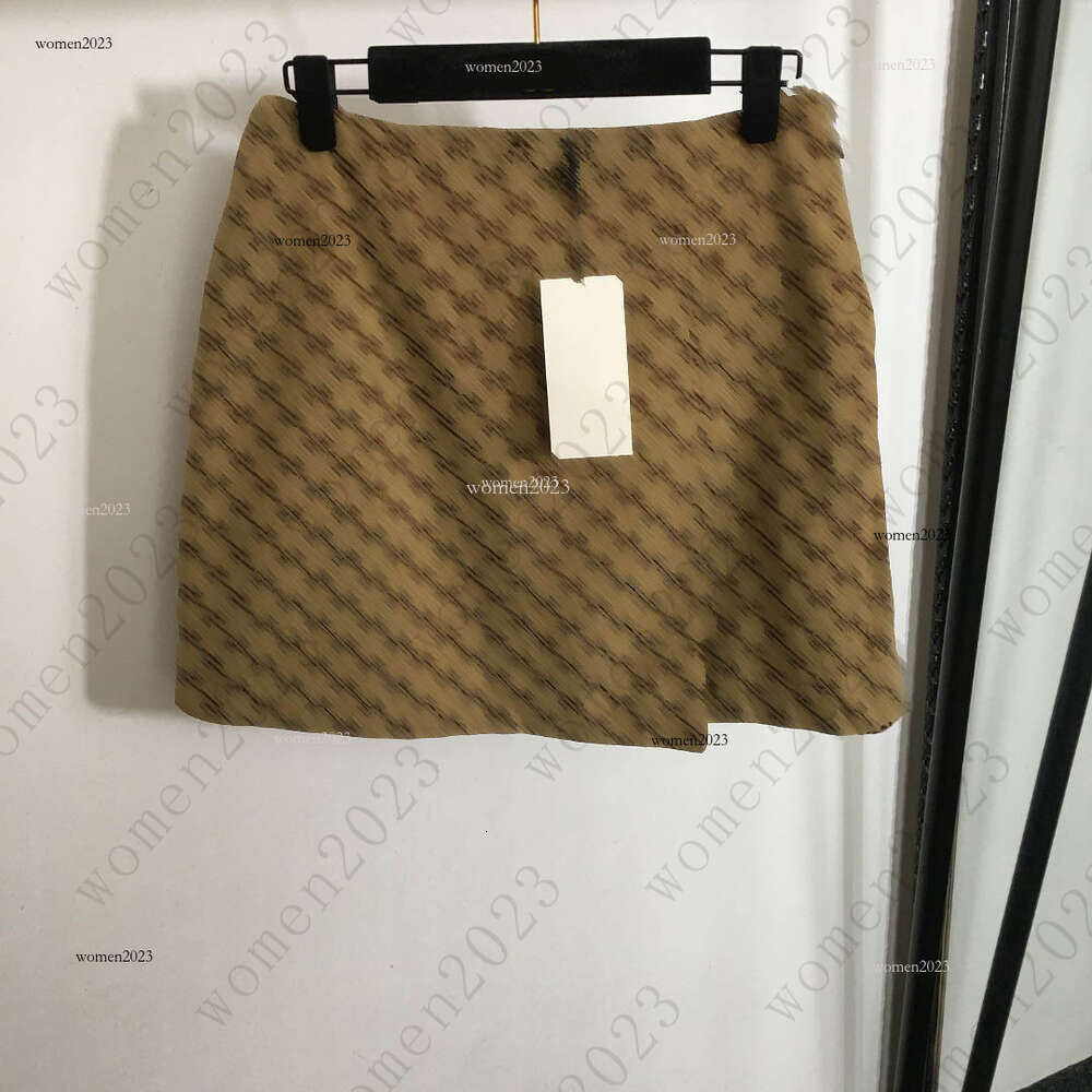 Designer skirt Women skirts brand long skirt fashion logo Summer woman Letter embroidery A short overskirt skirts womens travel clothing Apr 08