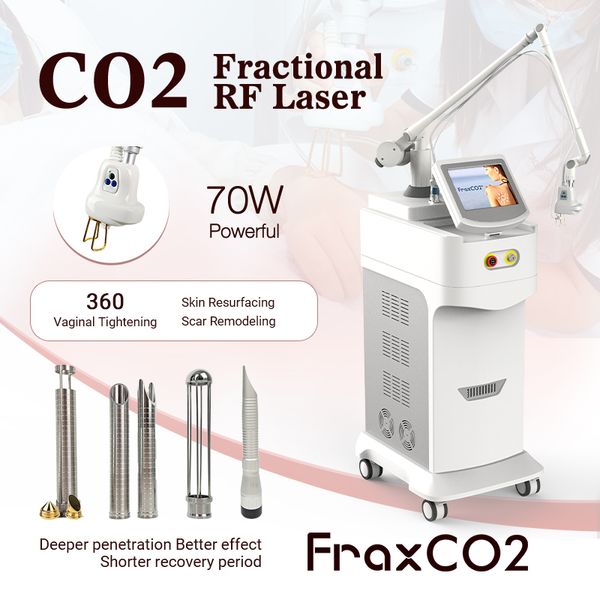 Newest 70w Fractional Co2 Lasering Machine CO2 a laser fracionario face resurfacing Vaginal Tightening Scar Removal beauty equipment