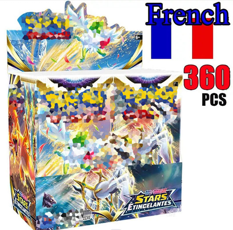 360pcs-box French Series Booster Card Pack Board Game Battle Cartoon Anime Collection Cards Toy Gift