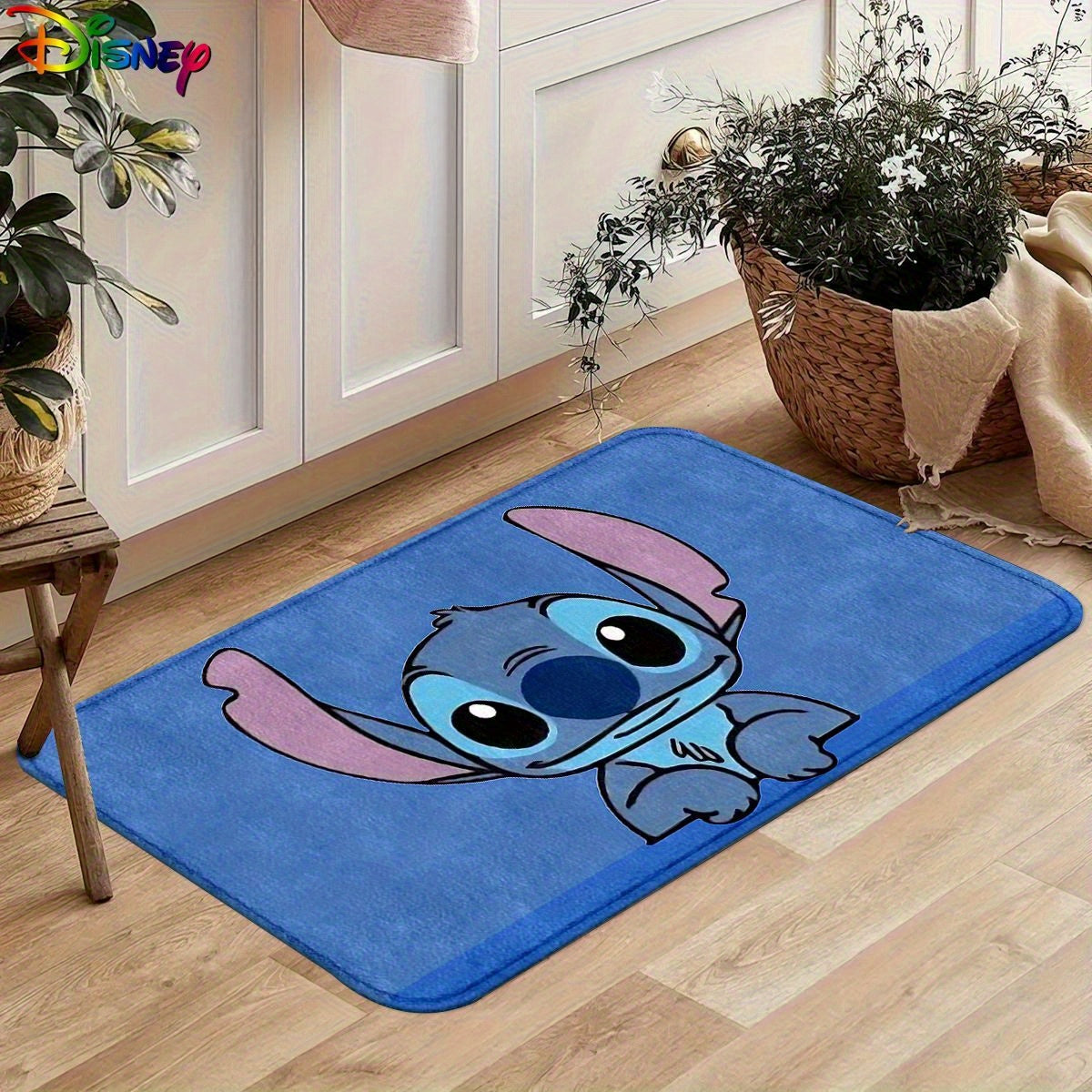 TEMU 1-2pcs Stitch Kitchen Floor Mat, Door Set, Soft,, Extra Thick, Machine Washable, Suitable For Kitchen Mat, Door Mat, Bath Mat, Bedside Mat,