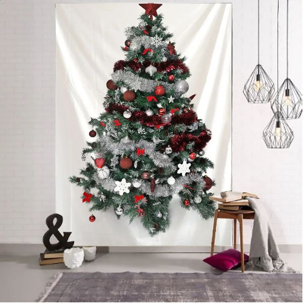 Years Christmas Tree Tapestry Decorative Wall Tapestry Carpet Christmas Home Decoration Yoga Mat Bedding Beach Mat Gift Weaving 250120