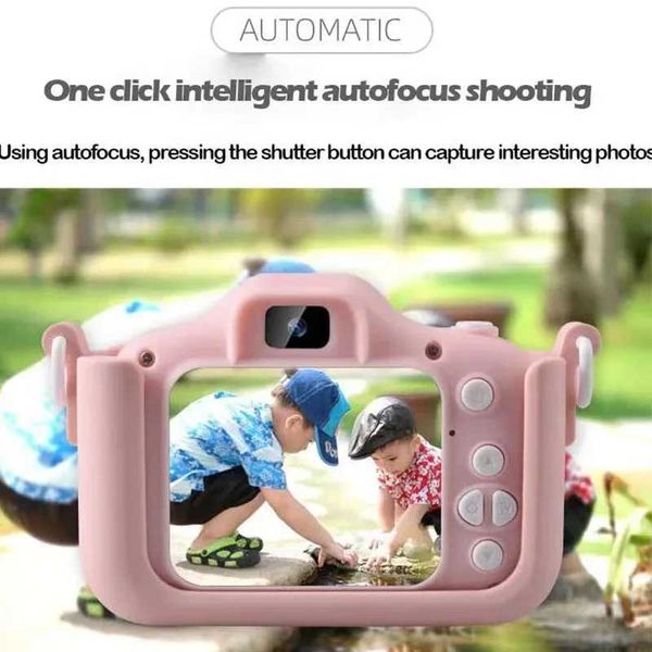 Mini Digital Photo Multifunctional Childrens Selfie Camera Toy Portable Digital Camera Childrens Exquisite GiftM240803