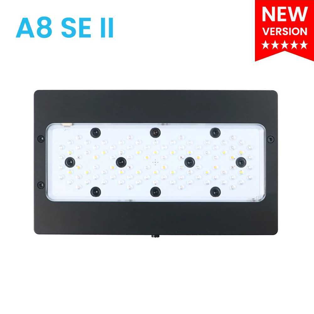 Aquarium Lights A8SE II Max and Blue 240W Full Spectrum WiFi App Programmable Marine LED Aquarium Light for Saltwater Coral Reef Fish Tank S25212