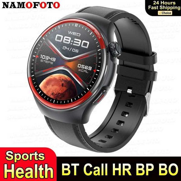 Namofoto new health smartwatch 1.43-inch watch heart rate blood pressure lipid BMI BT call watch mens sports smartwatch X241226