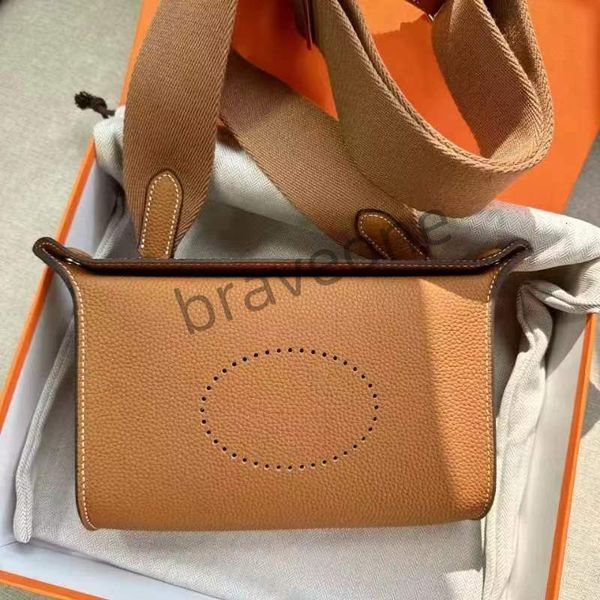 Togo Leather Cross Body Bag Men And Women Videpoches Soft Real Leather Messenger Chest Bags Luxury Designer Flap Purses And Handbag Shoulder