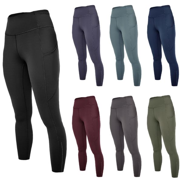 Women&#039;s Leggings Fast and Free Yoga Outfits Trousers Skinny Pants Slim Tights Excerise Sport Gym Running Long Pant Elastic Waist