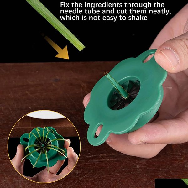 Other Kitchen Dining Bar The New Kitchen Superfine Vegetable Chopper Shallots Simple Shredding Hine Plums Cut Shredded Drop Deliver Dhzqt