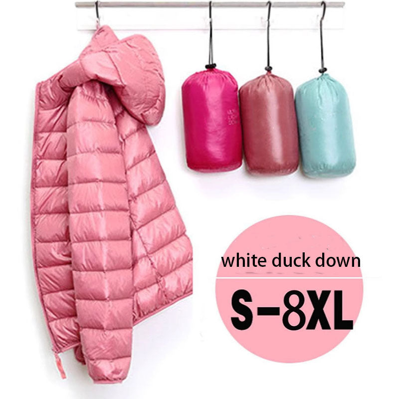 Puffer Down Jacket Light Weight Embroidery Label Womens Designer BodyWarm Down Jacket Windbreaker Loose Outerwear High Quality Classic Coat Down Coa