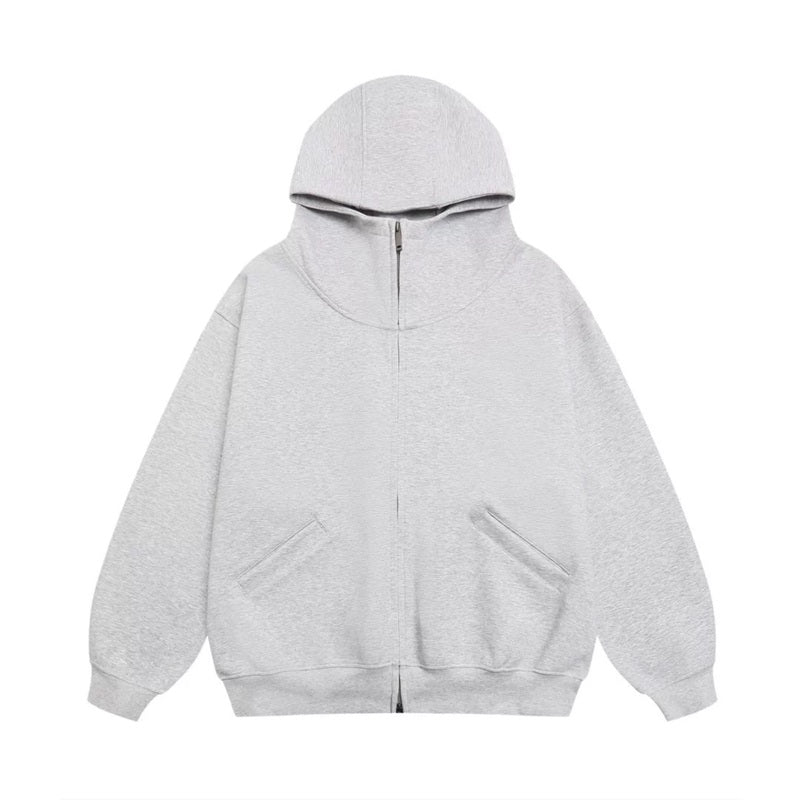 Fashionable and simple women&#039;s outerwear, versatile zipper casual hoodie for women