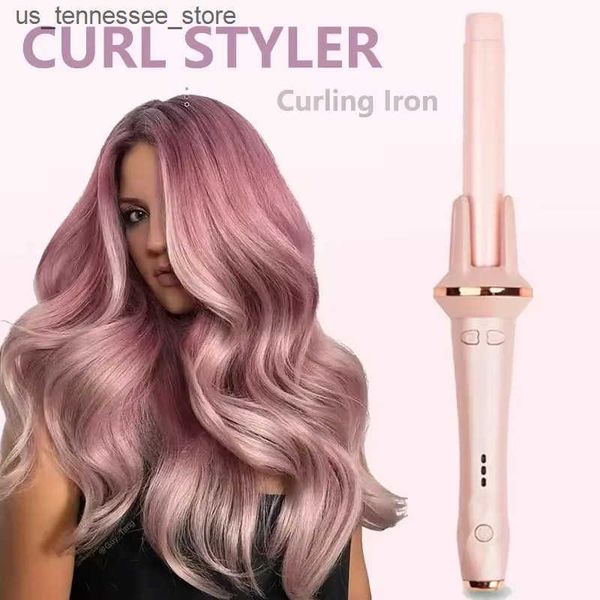 Hair Curlers Straighteners Portable ceramic electric curling iron PTC heating automatic rotating curling iron no damage hair styling tool J2