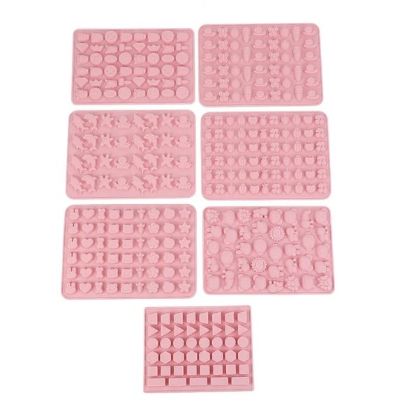 Fruit Bunny Rabbit Graphics Silicone Sugar Candy Mould Mini Chocolate Fondant Cake Decorating Mold Cake Tool