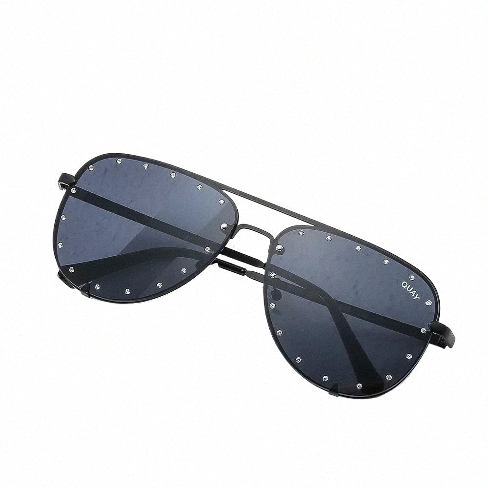 quay Women&#039;s Toad Mirror Sunglasses Fi Glasses Leisure Sunglasses Sunglasses UV Protecti i1O4#