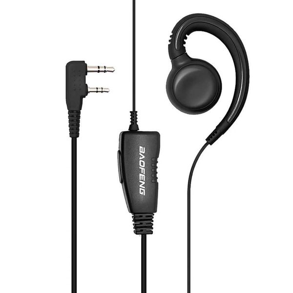 Baofeng Walkie Talkie Headset Mic K-Plug Wired Two Way Ham Radio Earphone EarHook Headphone For BF888S UV5R Walkie Talkie Z241011