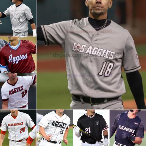 Custom New Mexico State Baseball Jersey - Mens Womens