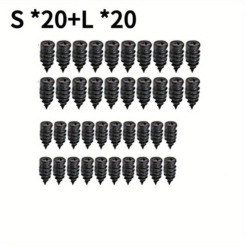 TEMU 40-80pcs Quick Tire Repair Kit, Screw-type Tire Puncture Plugs For Cars, Motorcycles, Trucks & Tractors – Essential Tire Accessories, Vehicle