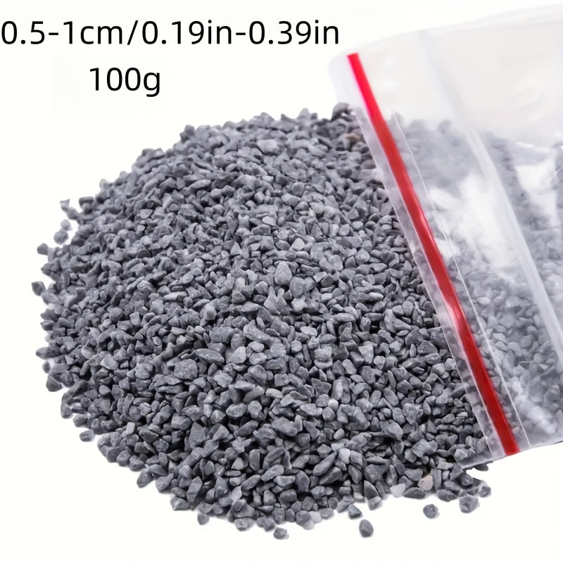 TEMU 50-100-200g Realistic Gray Micro Rail Gravel - Diy Model Track Essentials & Garden Paving Material, Scenery & Dollhouse Decor, Model Railroad