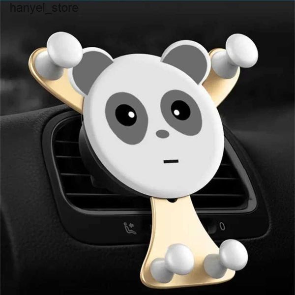 Cell Phone Mounts Holders Gravity Car phone holder ventilation clip facial installation phone holder G holder iPhone Samsung universal G hol