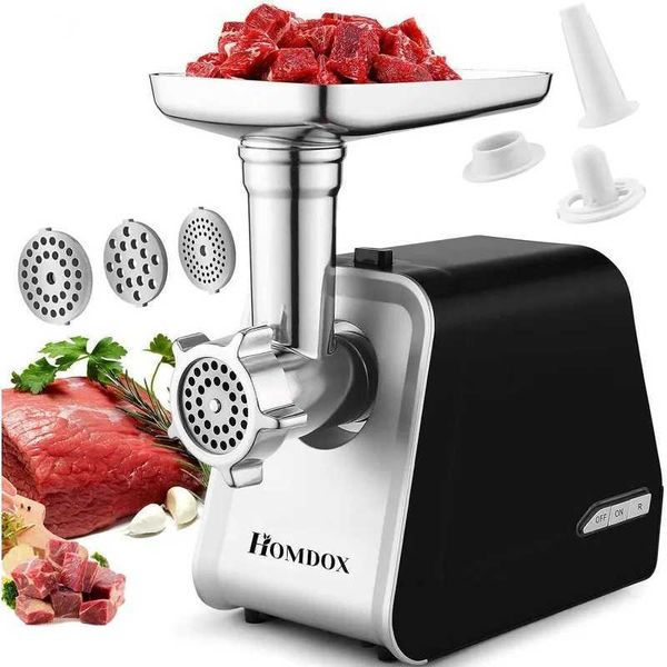 2000W Electric Meat Grinder Heavy Duty Meat Grinder Machine Sausage Stuffer Maker with 3 Grinding Plates B240803