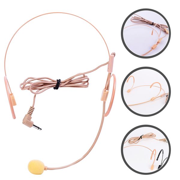 Ear-mounted Headphones Wired Small Megaphone Abs Classroom Microphone for Teachers