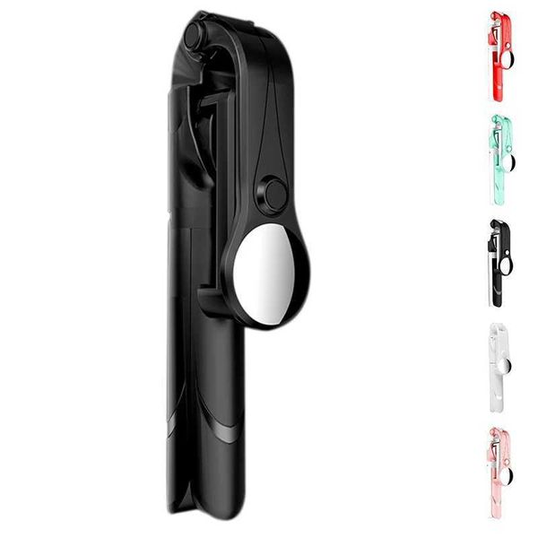 Mobile Phone Selfie Stick Tripod Selfie Stick With Makeup Mirror Wireless Remote Tripod RetractableM240719