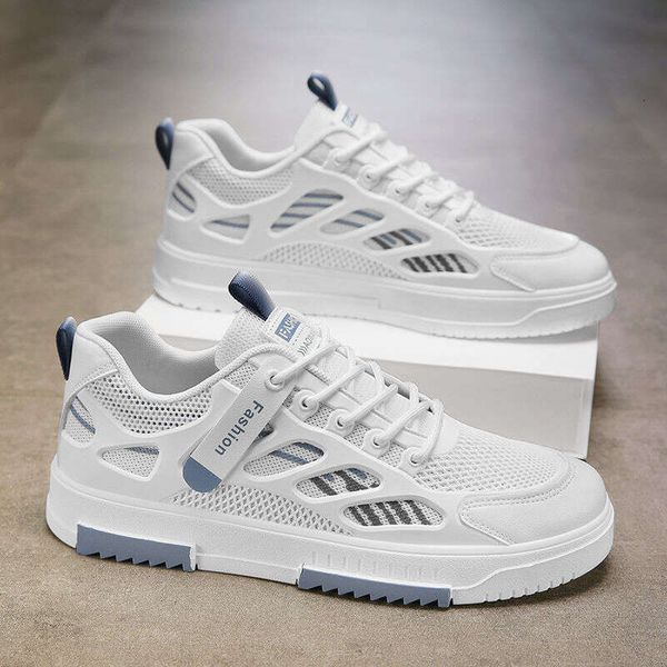 2024 SUMPLARO NOVO CONSELHO CASUAL DE MEMINA ALUNO VERSÁTIL Little White Shoes masculino Anti -Slip Slip Shunky Sneakers