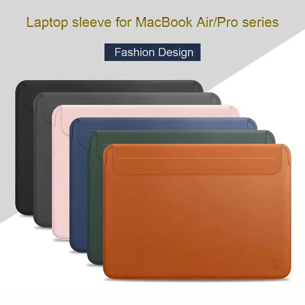 Laptop Sleeve Case for MacBook Air 13 M2 A2681Ultrathin Leather Notebook Macbook pro 16 14 Waterproof Bag 241205