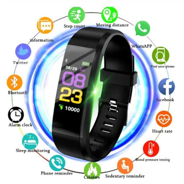 High Quality Home&gt;Products&gt;Bracelets&gt;Blood Pressure Smart Band Fitness Tracker Smartband CPAtible Wristband O241114