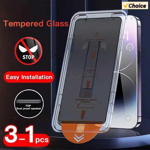 Cell Phone Screen Protectors Dust Free Easy Installation Anti-Spy Screen Protector For Redmi Note 13 12 11 10 9 8 7 Pro Mi 11T 12T 13T Pro 1