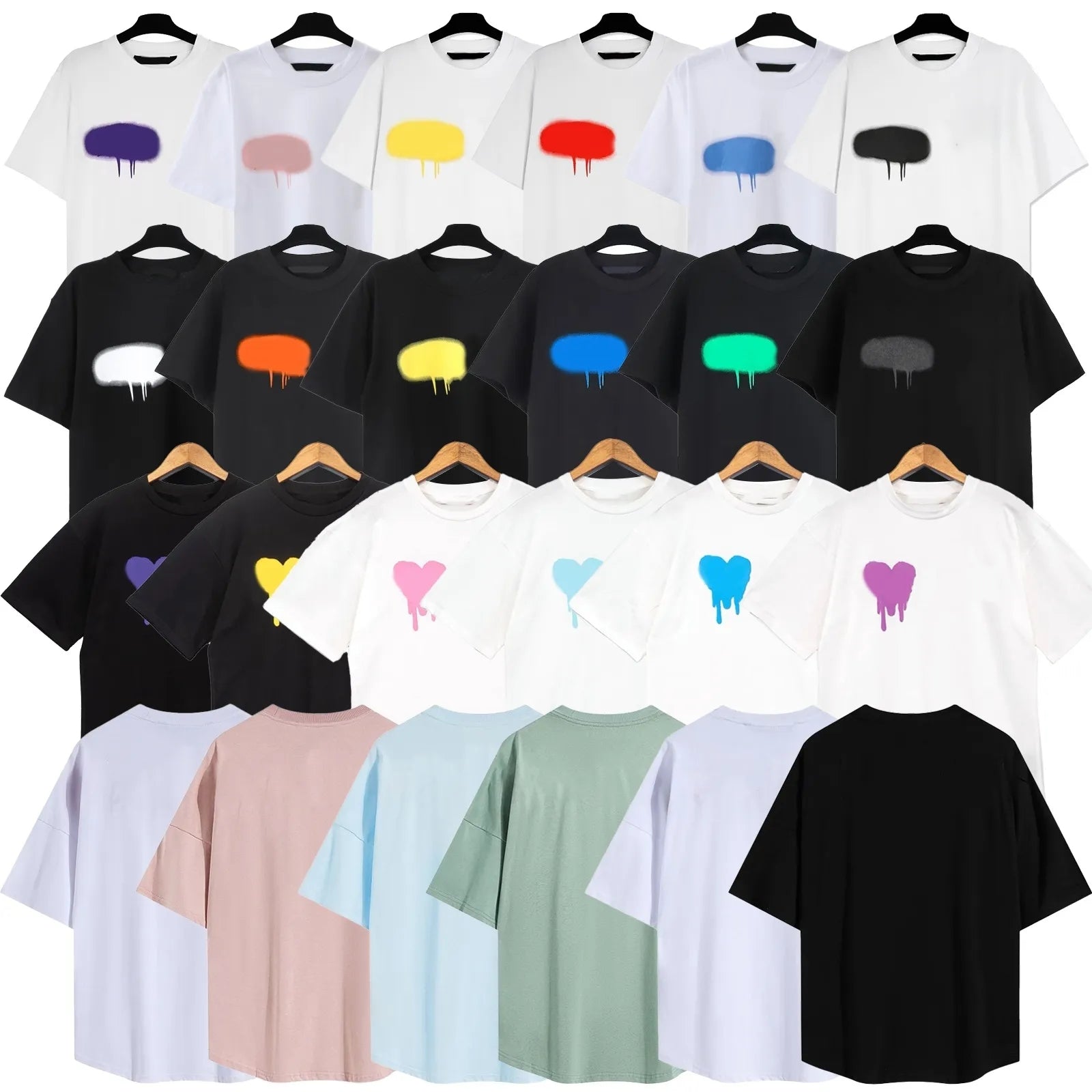 mens designer t shirt graphic tee t-shirt short sleeves streetwear tshirt shirts US size S-XL 2pieces 5% off tshirts designer men