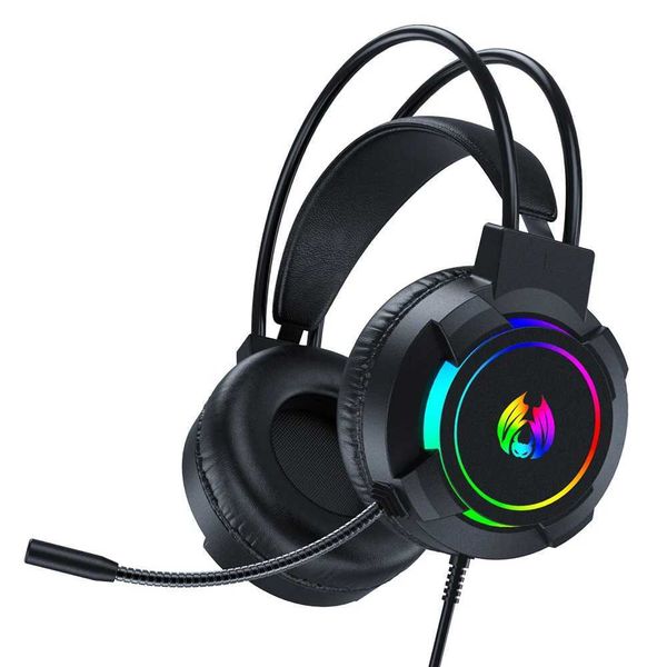 Gaming Headset 7.1 Stereo SVirtual Surround Bass Earphone Headphone with Mic LED Light for Computer PC Gamer Foldable Y240823