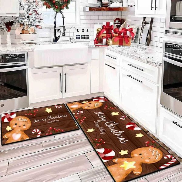VIKAMA2PC Cute Gingerbread Man Christmas Kitchen tape