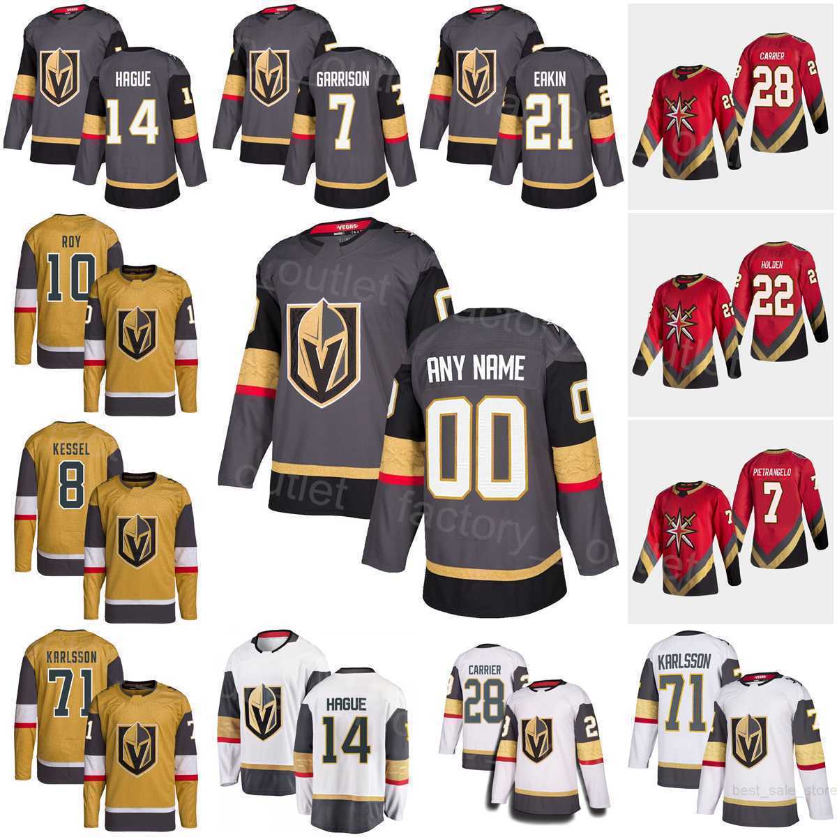 Vegas Golden Hockey Knights 7 Alex Pietrangelo Jersey 8 Phil Kessel 22 Matyas Sapovaliv 71 William sson 10 Nicolas Roy Brett Howden&#039;&#039;&#039