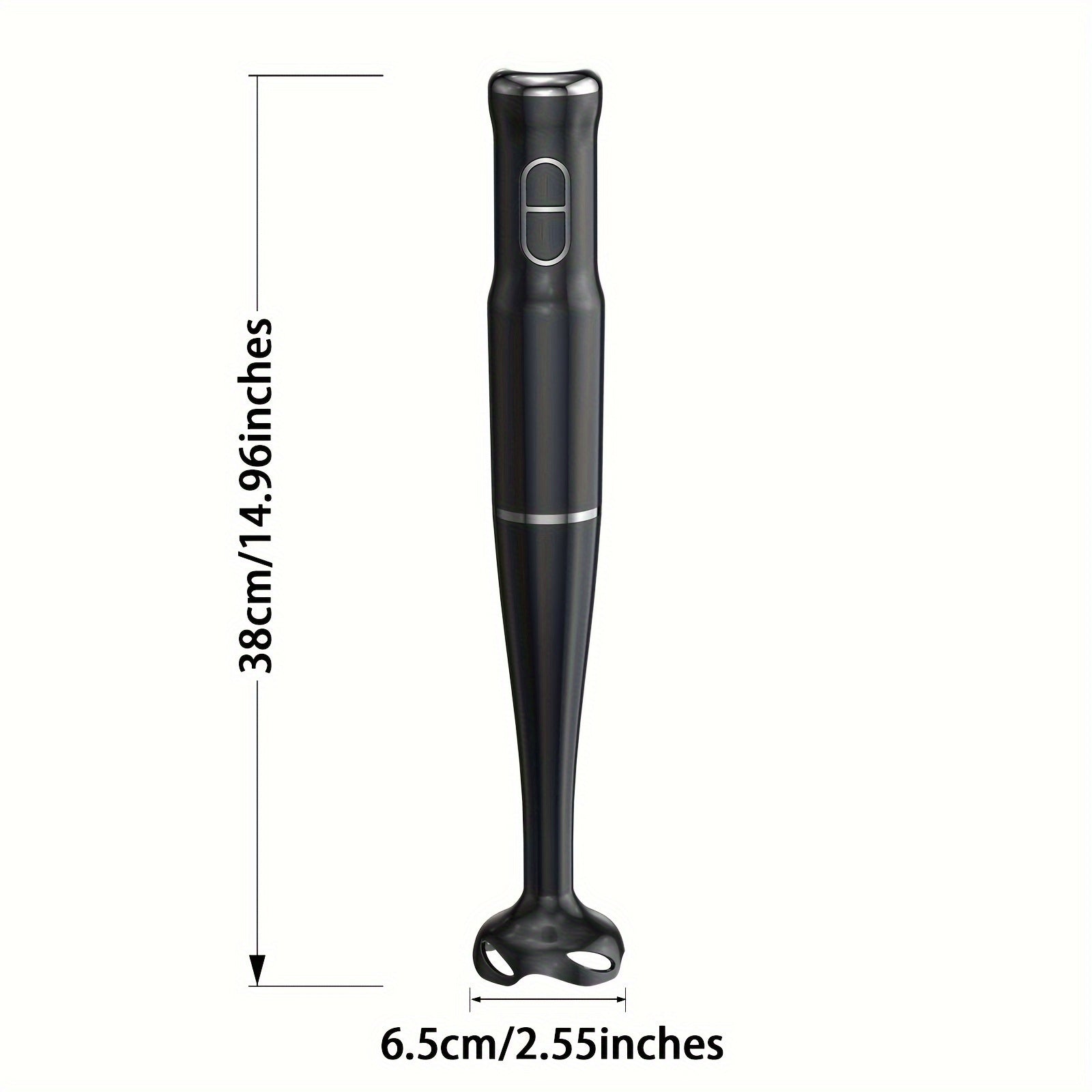 TEMU Electric Blender Lalayuan, Power Handheld Blender, 400w Portable Stick Mixer With 2 Mixing &turbo Mode, 304 Stainless Steel Blades, Easy To