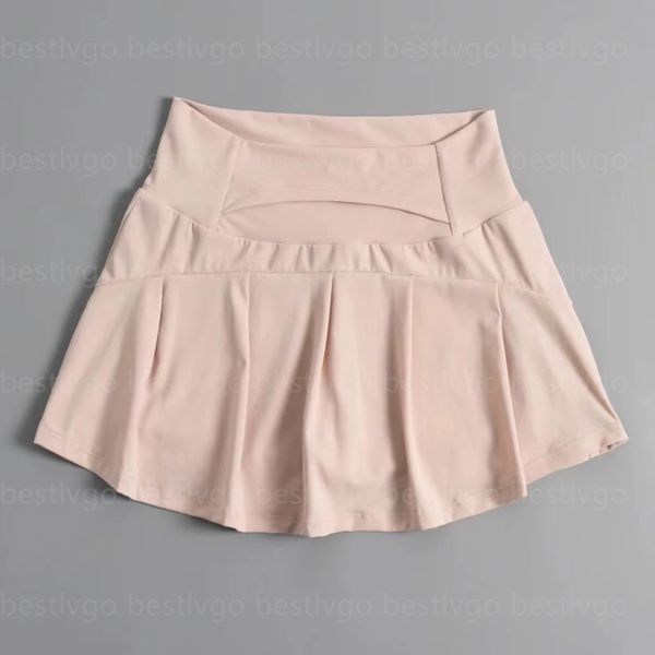 Feminino de ioga esportes de saia plissada moda designer causal esportes fitness plissout saia anti-slip slip saia curta saia de tênis size